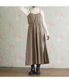 【グリーンパークス/Green Parks】の・SUGAR SPOON スエードポンチキャミワンピ Beige|ID: prp329100004468222 ipo3291000000032656814