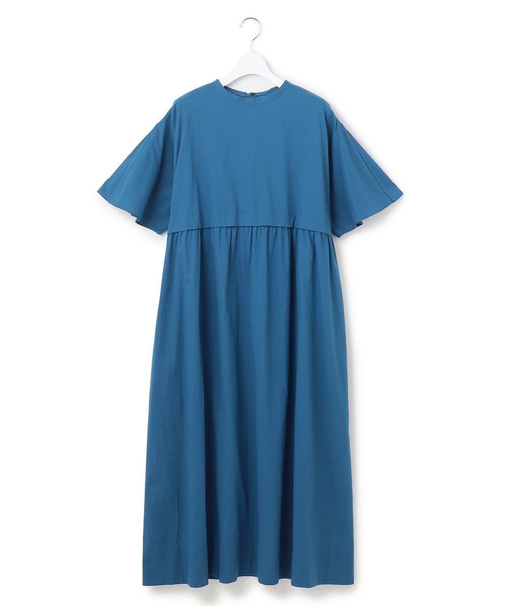 【ジェイプレスヨークストリート/J.PRESS YORK STREET】の【WOMEN】ドルマンワンピース インテリア・キッズ・メンズ・レディースファッション・服の通販 founy(ファニー) 　ファッション　Fashion　レディースファッション　Fashion for Women　ワンピース　Dresses　春　Spring　サマー　Summer, Summer Style　トレンド　Trend, Trending Now　ドレス　Dress, One-Piece　ワイド　Wide, Wide Fit　S/S・春夏　SS, Spring/Summer, Warm Season　夏　Summer　エレガント 上品　Elegant　ブルー系|ID: prp329100004468551 ipo3291000000033351166