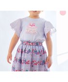 【エニファム/any FAM / KIDS】の袖レース ケーキプリント Tシャツ ラベンダー|ID: prp329100004469000 ipo3291000000032633234