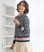 【23区/NIJYUSANKU】の【Oggi4月号掲載/洗える】ラスターコットンポリエステル ニット 人気、トレンドファッション・服の通販 founy(ファニー) 雑誌掲載アイテム Magazine Items ファッション雑誌 Fashion Magazines オッジ Oggi ファッション Fashion レディースファッション WOMEN トップス・カットソー Tops/Tshirt ニット Knit Tops 春 Spring 洗える Washable 軽量 Lightweight 4月号 April Issue ストレッチ Stretch セーター Sweater 雑誌 Magazine デニム Denim ベーシック Basic ボーダー Border メタル Metal 無地 Plain Color S/S・春夏 Ss・Spring/Summer 夏 Summer 2024年 2024 2024春夏・S/S Ss,Spring/Summer,2024 エレガント 上品 Elegant ビジネス 仕事 通勤 Business thumbnail ネイビーxオフホワイトボーダー|ID: prp329100004469053 ipo3291000000032233238