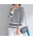 【23区/NIJYUSANKU】の【Oggi4月号掲載/洗える】ラスターコットンポリエステル ニット 人気、トレンドファッション・服の通販 founy(ファニー) 雑誌掲載アイテム Magazine Items ファッション雑誌 Fashion Magazines オッジ Oggi ファッション Fashion レディースファッション WOMEN トップス・カットソー Tops/Tshirt ニット Knit Tops 春 Spring 洗える Washable 軽量 Lightweight 4月号 April Issue ストレッチ Stretch セーター Sweater 雑誌 Magazine デニム Denim ベーシック Basic ボーダー Border メタル Metal 無地 Plain Color S/S・春夏 Ss・Spring/Summer 夏 Summer 2024年 2024 2024春夏・S/S Ss,Spring/Summer,2024 エレガント 上品 Elegant ビジネス 仕事 通勤 Business thumbnail オフホワイトxブラックボーダー|ID: prp329100004469053 ipo3291000000032233239