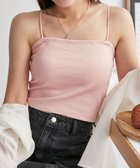 【ウィゴー/WEGO】の【カップ付きインナー/SMサイズ展開】なちゅ盛れカップインショートキャミ ライトピンク|ID: prp329100004469058 ipo3291000000031984261