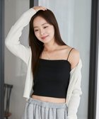 【ウィゴー/WEGO】の【カップ付きインナー/SMサイズ展開】なちゅ盛れカップインショートキャミ ブラック|ID: prp329100004469058 ipo3291000000031984265
