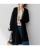 【23区/NIJYUSANKU】の【洗える】リネンシルクブレンド カーディガン ブラック系|ID: prp329100004469109 ipo3291000000031964610