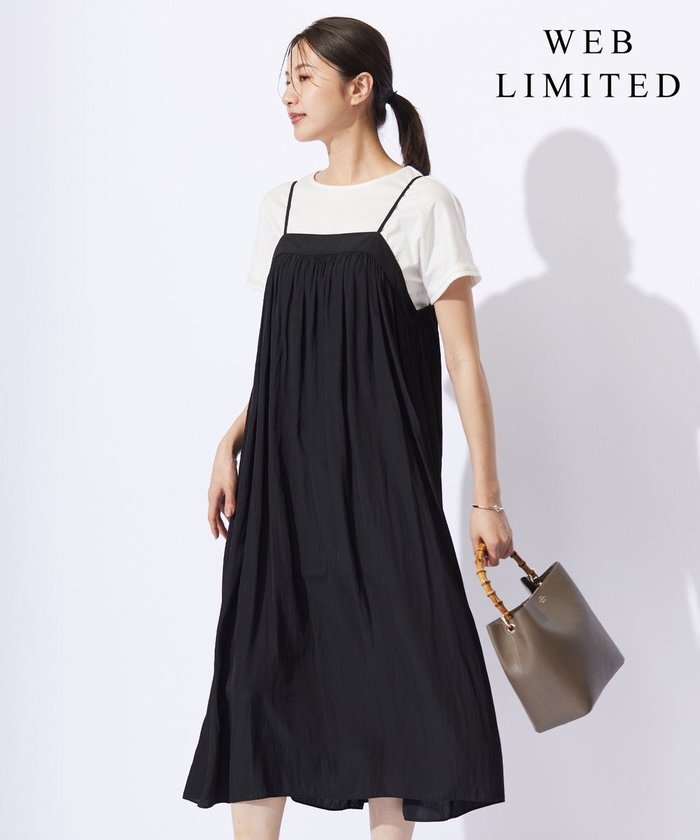 【ジェイ プレス/J.PRESS】の【WEB限定・洗える】キャミワンピース カットソー ツインセット インテリア・キッズ・メンズ・レディースファッション・服の通販 founy(ファニー) https://founy.com/ ファッション Fashion レディースファッション WOMEN ワンピース Dress ドレス Party Dresses キャミワンピース No Sleeve Dresses インナー Inner ヴィンテージ Vintage 春 Spring 洗える Washable カットソー Cut And Sew キャミワンピース Cami Dress ギャザー Gather トレンド Trend ドレス Dress 定番 Standard リラックス Relax S/S・春夏 Ss・Spring/Summer 夏 Summer |ID: prp329100004469211 ipo3291000000031969107