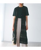 【23区/NIJYUSANKU】のレーシーパターン ロングジレ ニット ブラック系|ID: prp329100004469230 ipo3291000000031985105