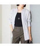 【自由区/JIYU-KU】の【洗える】SOMELOSテンセルバンドカラー シャツ オフ×スレート|ID: prp329100004469245 ipo3291000000031969905