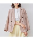 【組曲/KUMIKYOKU】の【WEB限定】シアーボイル ダブルブレストジャケット 人気、トレンドファッション・服の通販 founy(ファニー) ファッション Fashion レディースファッション Fashion for Women アウター Coat / Outerwear Collection レディースジャケット・軽アウター Jackets テーラードジャケット / 通勤・きれいめスタイル Tailored Jackets & Blazers おすすめ Recommended / Our Picks ジャケット Jacket, Outerwear デニム Denim, Jeans Material バランス Balance, Style Balance エレガント 上品 Elegant 夏 Summer 春 Spring S/S・春夏 SS, Spring/Summer, Warm Season ビジネス 仕事 通勤 Business / Work / Commuting thumbnail ラテベージュ系|ID: prp329100004469247 ipo3291000000036293394