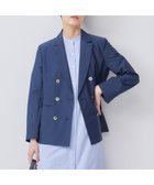 【組曲/KUMIKYOKU】の【WEB限定】シアーボイル ダブルブレストジャケット 人気、トレンドファッション・服の通販 founy(ファニー) ファッション Fashion レディースファッション Fashion for Women アウター Coat / Outerwear Collection レディースジャケット・軽アウター Jackets テーラードジャケット / 通勤・きれいめスタイル Tailored Jackets & Blazers おすすめ Recommended / Our Picks ジャケット Jacket, Outerwear デニム Denim, Jeans Material バランス Balance, Style Balance エレガント 上品 Elegant 夏 Summer 春 Spring S/S・春夏 SS, Spring/Summer, Warm Season ビジネス 仕事 通勤 Business / Work / Commuting thumbnail ネイビー系|ID: prp329100004469247 ipo3291000000036293395