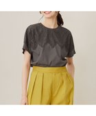 【自由区/JIYU-KU】の【洗える】レース Tシャツ スレート|ID: prp329100004469250 ipo3291000000031976045