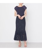 【フェルゥ/Feroux】の【セットアイテム】リブ ニット × レース スカート ネイビー系|ID: prp329100004469503 ipo3291000000031966720