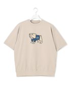 【ジェイプレスヨークストリート/J.PRESS YORK STREET】の【UNISEX】ブルドッグプリントTシャツ ベージュ系|ID: prp329100004469865 ipo3291000000033587834