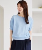 【エニィ スィス/any SiS】の【洗える】ドルマンスリーブラメ ニット ライトブルー|ID: prp329100004469928 ipo3291000000034365792