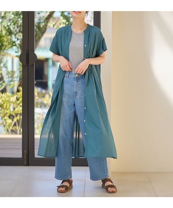 【エニィファム/any FAM】のピンタックデザインシャツワンピース インテリア・キッズ・メンズ・レディースファッション・服の通販 founy(ファニー) https://founy.com/ ファッション Fashion レディースファッション WOMEN ワンピース Dress シャツワンピース Shirt Dresses おすすめ Recommend インド India インナー Inner タンク Tank 夏 Summer 春 Spring S/S・春夏 Ss・Spring/Summer 羽織 Haori |ID: prp329100004469957 ipo3291000000031964483