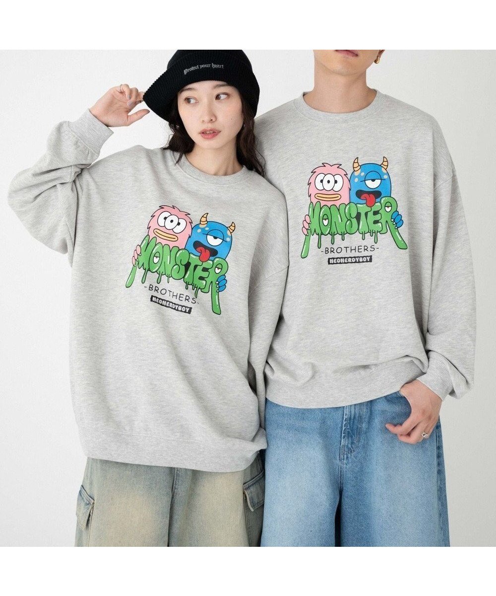【ウィゴー/WEGO】の【ユニセックス着用ITEM/SMLサイズ展開】アソートグラフィックプルオーバー インテリア・キッズ・メンズ・レディースファッション・服の通販 founy(ファニー) 　ファッション　Fashion　レディースファッション　WOMEN　トップス・カットソー　Tops/Tshirt　パーカ　Sweats　プルオーバー　Pullover　スウェット　Sweat　イラスト　Illustration　インナー　Inner　春　Spring　秋　Autumn/Fall　カーゴパンツ　Cargo Pants　キャラクター　Character　今季　This Season　スウェット　Sweat　スマホ　Smartphone　スラックス　Slacks　デニム　Denim　定番　Standard　長袖　Long Sleeve　プリント　Print　ベーシック　Basic　メンズ　Mens　ワンポイント　One Point　冬　Winter　A/W・秋冬　Aw・Autumn/Winter・Fw・Fall-Winter　S/S・春夏　Ss・Spring/Summer　再入荷　Restock/Back In Stock/Re Arrival　プチプライス・低価格　Affordable　おすすめ　Recommend　夏　Summer　柄18|ID: prp329100004470254 ipo3291000000031892545