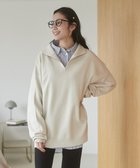 【ウィゴー/WEGO】の【ユニセックス着用ITEM】ミラノリブハーフジッププルオーバー ホワイト|ID: prp329100004470284 ipo3291000000031892664