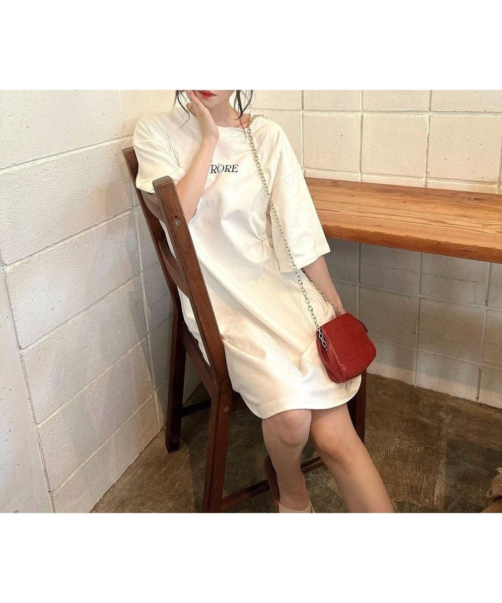 【グリーンパークス/Green Parks】のワンポイントプリントねじれミニワンピース 人気、トレンドファッション・服の通販 founy(ファニー) 　ファッション　Fashion　レディースファッション　Fashion for Women　ワンピース　Dresses　おすすめ　Recommended / Our Picks　プリント　Print, Printed Pattern　ロング　Long, Long-Length　ワンポイント　One Point, Statement Accent　A/W・秋冬　Autumn/Winter　 other-1|ID: prp329100004470444 ipo3291000000032288443
