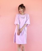 【グリーンパークス/Green Parks】のワンポイントプリントねじれミニワンピース Light Purple|ID: prp329100004470444 ipo3291000000032288446