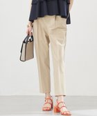 【組曲/KUMIKYOKU】のスーパーライトストレッチテーパード パンツ 人気、トレンドファッション・服の通販 founy(ファニー) ファッション Fashion レディースファッション Fashion for Women パンツ Pants & Trousers 春 Spring ストレッチ Stretch, Stretchy Fabric センター Center, Center Line フラット Flat, Flat Shoes フロント Front, Front Design ヨーク Yoke, Yoke Design ワイド Wide, Wide Fit S/S・春夏 SS, Spring/Summer, Warm Season 夏 Summer thumbnail ベージュ系|ID: prp329100004470488 ipo3291000000031559295