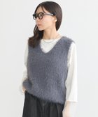 【アースミュージックアンドエコロジー/earth music&ecology】のシャギーベスト Light Gray|ID: prp329100004470514 ipo3291000000033631286