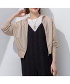 【23区/NIJYUSANKU】の【洗える】シャイニーシアー ニット パーカー ベージュ系|ID:prp329100004470526