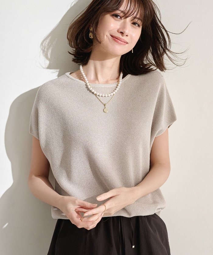 【23区/NIJYUSANKU】の【洗える】コットンアセテート オーバーサイズ ニット インテリア・キッズ・メンズ・レディースファッション・服の通販 founy(ファニー) https://founy.com/ ファッション Fashion レディースファッション Fashion for Women トップス・カットソー Cut & Sew Tops ニット Knit Tops & Sweaters インド Indian Textile 春 Spring 洗える Machine Washable 畦 Ribbed Knit セーター Sweater, Knitwear 定番 Standard, Basic Item 人気 Popular, Best Seller フェミニン Feminine, Girly ボトム Bottoms, Lower Wear ラウンド Round, Round Neck ラベンダー Lavender S/S・春夏 SS, Spring/Summer, Warm Season 夏 Summer 2025年 2025 2025春夏・S/S Spring/Summer 2025 SS25 |ID: prp329100004470533 ipo3291000000031995697