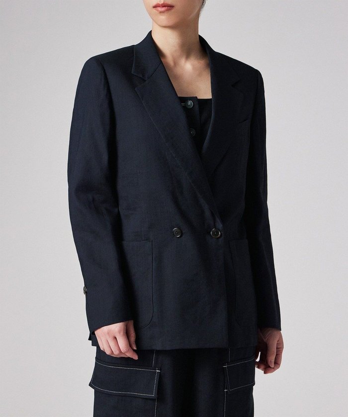 【ポール スミス/Paul Smith】のレーヨンリネン ダブルジャケット インテリア・キッズ・メンズ・レディースファッション・服の通販 founy(ファニー) https://founy.com/ ファッション Fashion レディースファッション WOMEN アウター Coat Outerwear ジャケット Jackets テーラードジャケット Tailored Jackets ジャケット Jacket ストライプ Stripe ダブル Double デニム Denim ドレープ Drape プリント Print リネン Linen 夏 Summer S/S・春夏 Ss・Spring/Summer A/W・秋冬 Aw・Autumn/Winter・Fw・Fall-Winter |ID: prp329100004470550 ipo3291000000031834775