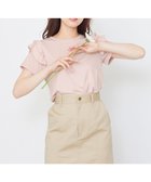 【フェルゥ/Feroux】の【接触冷感・UVケア】ショルダー フリル カットソー ピンク系|ID: prp329100004470555 ipo3291000000031774574