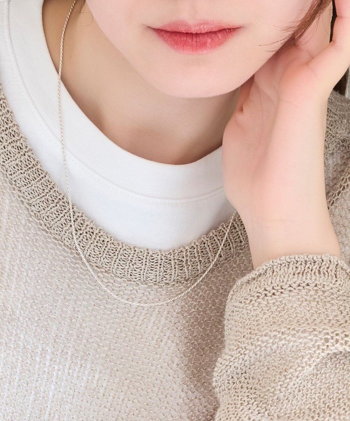 【フィービィー/phoebe】の【SV925】シルキーシャインロープチェーンネックレス インテリア・キッズ・メンズ・レディースファッション・服の通販 founy(ファニー) https://founy.com/ ファッション Fashion レディースファッション WOMEN ジュエリー Jewelry ネックレス Necklaces おすすめ Recommend アクセサリー Accessories ジュエリー Jewelry チェーン Chain デコルテ Decolletage ネックレス Necklace |ID: prp329100004470572 ipo3291000000031834728