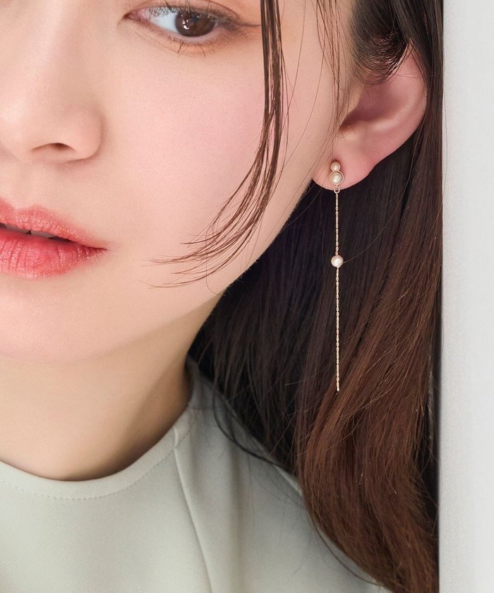 【フィービィー/phoebe】の【金属アレルギー対応】ルミナスパールロングセラミックピアス シャンパンゴールド インテリア・キッズ・メンズ・レディースファッション・服の通販 founy(ファニー) https://founy.com/ ファッション Fashion レディースファッション WOMEN アクセサリー Accessories エレガント 上品 Elegant チェーン Chain パール Pearl ロング Long |ID: prp329100004470577 ipo3291000000031834732