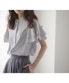【組曲/KUMIKYOKU】のコットンレーヨンシャーティング ブラウス 人気、トレンドファッション・服の通販 founy(ファニー) ファッション Fashion レディースファッション Fashion for Women トップス・カットソー Cut & Sew Tops シャツ・ブラウス・オフィスカジュアル Elegant Blouses & Button-Ups エレガント 上品 Elegant 春 Spring コンパクト Compact, Small Size フリル Frill, Ruffle ブロード Broadcloth, Fine Cotton S/S・春夏 SS, Spring/Summer, Warm Season おすすめ Recommended / Our Picks 夏 Summer thumbnail ベージュストライプ系1|ID: prp329100004470585 ipo3291000000034378833