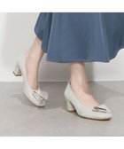 【モード エ ジャコモ/MODE ET JACOMO】のD ICI プリーツモチーフパンプス アイボリーメタリック|ID: prp329100004470589 ipo3291000000031985628