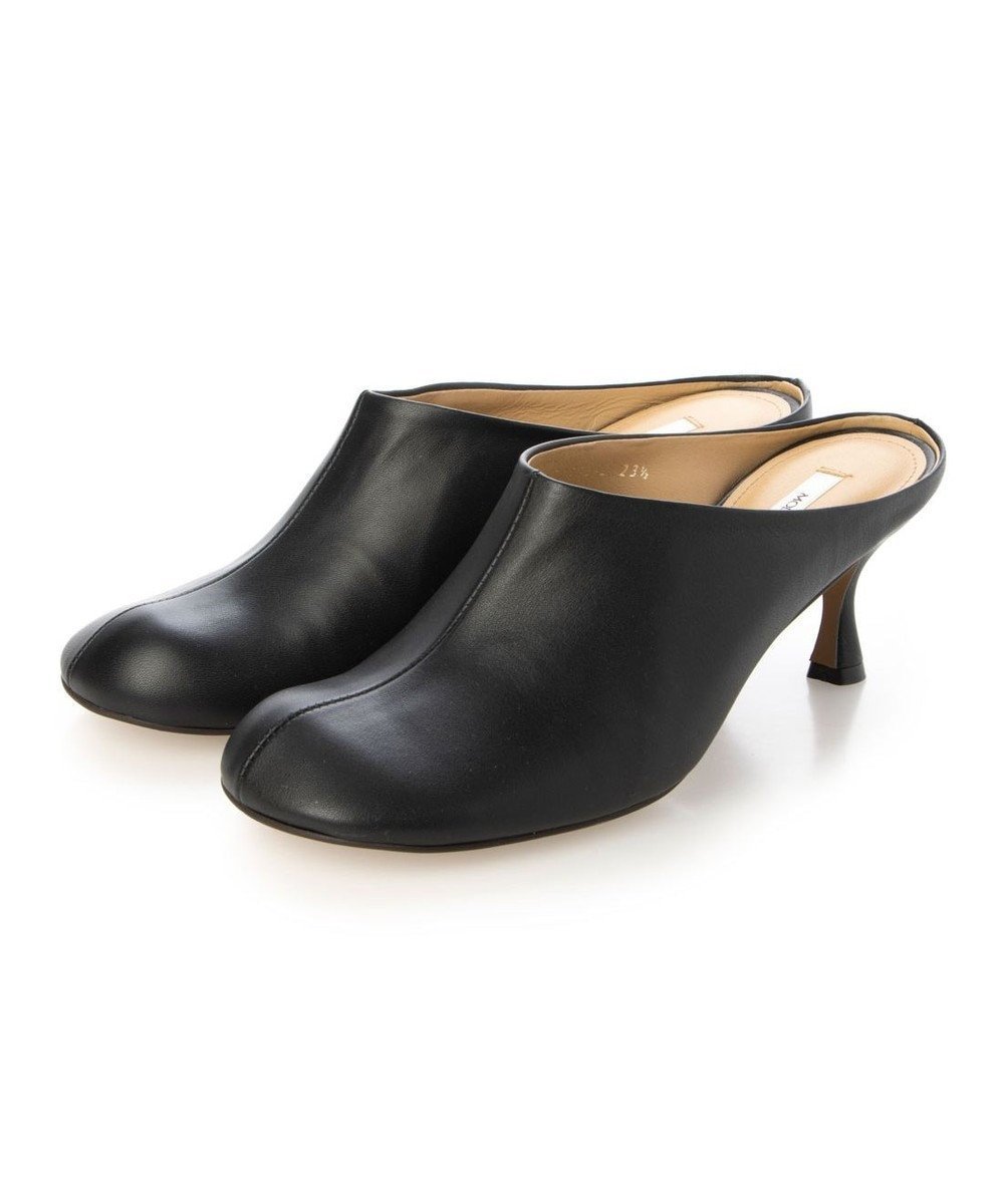 【モード エ ジャコモ/MODE ET JACOMO】のMODE ET JACOMO オブリークトゥミュールパンプス インテリア・キッズ・メンズ・レディースファッション・服の通販 founy(ファニー) 　ファッション　Fashion　レディースファッション　Ladies' Fashion Online　クール　Cool　サンダル　Sandals　シューズ　Shoes　シンプル　Simple　フォルム　Form　ミュール　Mule　日本製　Made In Japan　ブラック|ID: prp329100004470592 ipo3291000000032507628
