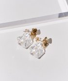 【アメリカンホリック/AMERICAN HOLIC】のクリアキューブピアス 人気、トレンドファッション・服の通販 founy(ファニー) ファッション Fashion レディースファッション Ladies' Fashion Online おすすめ Recommend アクセサリー Accessories シンプル Simple メタル Metal モチーフ Motif 再入荷 Restock/Back In Stock/Re Arrival thumbnail Gold|ID: prp329100004470611 ipo3291000000032604352