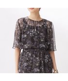 【自由区/JIYU-KU】の【セットアップ対応・洗える】ボタニカルフラワープリント ブラウス セピア系|ID: prp329100004470621 ipo3291000000031438394