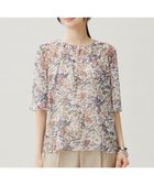 【自由区/JIYU-KU】の【セットアップ対応・洗える】ボタニカルフラワープリント ブラウス エクリュ系|ID: prp329100004470621 ipo3291000000031797826