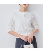 【組曲/KUMIKYOKU】の【洗える・6色展開】CANDYボタン 半袖カーディガン アイボリー系|ID: prp329100004470762 ipo3291000000034628984