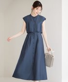 【エニィ スィス/any SiS】の【洗える】クロップドシャツ ワンピース シャンブレー|ID: prp329100004470814 ipo3291000000031976194