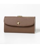 【アンビリオン/UNBILLION】のperche カラーコンビレザーかぶせ外がま口長財布 ブラウン|ID: prp329100004471037 ipo3291000000031916698