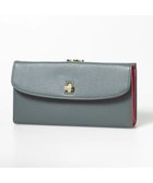 【アンビリオン/UNBILLION】のperche カラーコンビレザーかぶせ外がま口長財布 グレー|ID: prp329100004471037 ipo3291000000031916700