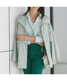 【23区/NIJYUSANKU】の【洗える/撥水加工】ナイロン2WAYストレッチ フーデットアウター [WEB限定]スモーキーグリーン系|ID: prp329100004471052 ipo3291000000031988409