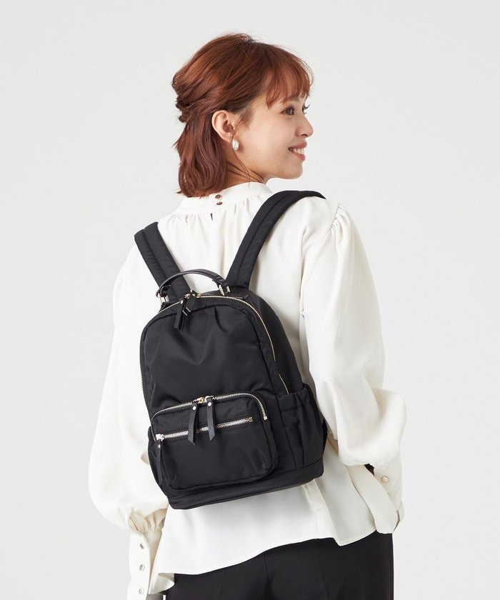 【ラ バガジェリー/LA BAGAGERIE】の【MONICA】13ポケットナイロンリュック SMALL インテリア・キッズ・メンズ・レディースファッション・服の通販 founy(ファニー) https://founy.com/ ファッション Fashion レディースファッション Fashion for Women バッグ Bags シンプル Simple, Minimal スマート Smart, Elegant 財布 Wallet, Purse ダブル Double, Double-Breasted ポケット Pocket, Pocket Detail メッシュ Mesh, Net Fabric リュック Backpack, Rucksack エレガント 上品 Elegant |ID: prp329100004471096 ipo3291000000031440511