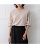 【23区/NIJYUSANKU】の【ご好評につきカラー追加/洗える】クロスコンビ パフスリーブ ニット ベージュ系|ID: prp329100004471132 ipo3291000000031970716