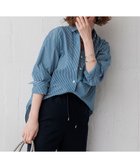 【23区/NIJYUSANKU】の【Oggi4月号掲載/洗える】CANCLINI ベーシック シャツ マリンブルーストライプ|ID: prp329100004471147 ipo3291000000031968031