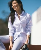 【23区/NIJYUSANKU】の【Oggi4月号掲載/洗える】CANCLINI ベーシック シャツ ラベンダーストライプ|ID: prp329100004471147 ipo3291000000032318497