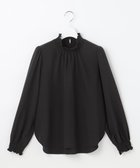 【フェルゥ/Feroux】の【洗える】スタンドネックブラウス ブラック系|ID: prp329100004471162 ipo3291000000033683880