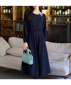【ティアクラッセ/Tiaclasse】の【洗える】リボン衿配色ニットワンピース 人気、トレンドファッション・服の通販 founy(ファニー) ファッション Fashion レディースファッション Ladies' Fashion Online ワンピース Dress ニットワンピース Knit Dresses アクセサリー Accessories オケージョン Occasion 春 Spring 洗える Washable 秋 Autumn/Fall カーディガン Cardigan チェック Check チュニック Tunic パール Pearl フェミニン Feminine ポケット Pocket 無地 Plain Color ラウンド Round リボン Ribbon ロング Long 楽ちん Easy 冬 Winter A/W・秋冬 Aw・Autumn/Winter・Fw・Fall-Winter 再入荷 Restock/Back In Stock/Re Arrival 夏 Summer エレガント 上品 Elegant NEW・新作・新着・新入荷 New Arrivals 結婚式 Wedding Ceremony thumbnail ネイビー|ID: prp329100004471234 ipo3291000000032555555