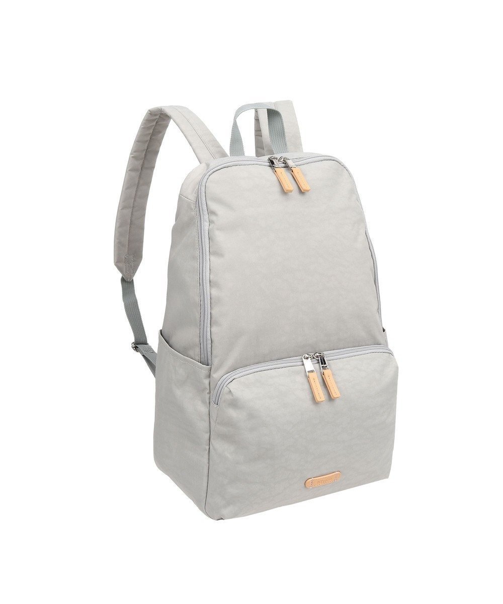 【エースバッグズアンドラゲッジ/ACE BAGS & LUGGAGE】のWorld Traveler aruco by WT マイラ リュックサック ユーティリティポケット ワールドトラベラー アルコ 旅行 お出かけ 17466 インテリア・キッズ・メンズ・レディースファッション・服の通販 founy(ファニー) 　ファッション　Fashion　レディースファッション　Fashion for Women　バッグ　Bags　イラスト　Illustration　スーツケース キャリーケース　Suitcase / Carry Case　セットアップ　Set-Up, Coordinated Outfit　ポケット　Pocket, Pocket Detail　リュック　Backpack, Rucksack　人気　Popular, Best Seller　旅行　Travel　グレー|ID: prp329100004471250 ipo3291000000032524121
