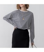 【23区/NIJYUSANKU】の【大好評素材/洗える】コットンベアジャージー ロング Tシャツ ネイビーボーダー|ID: prp329100004471257 ipo3291000000031971631