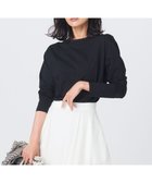 【23区/NIJYUSANKU】の【大好評素材/洗える】コットンベアジャージー ロング Tシャツ ブラック系|ID: prp329100004471257 ipo3291000000031971638